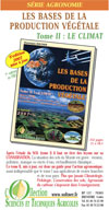 Les bases de la production Vgtale (tomeII:le climat)